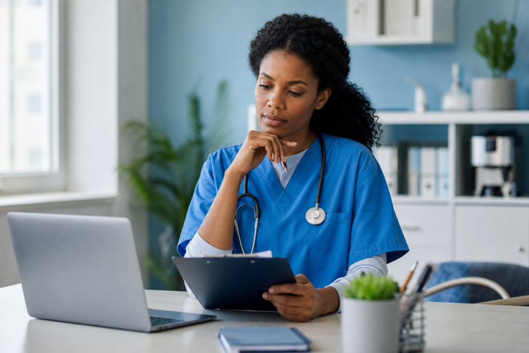Does removing a patient’s name make AI use safe at work?